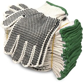 PVC Dotted Gloves Factory - OEM Double Side BBQ Industry Grip Glove