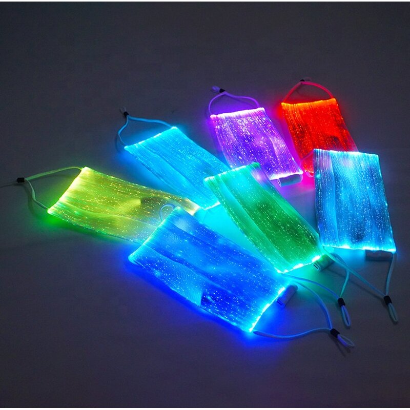LED Face Mask Manufacturer - OEM Luminous Waterproof Fiber Fabric Mask