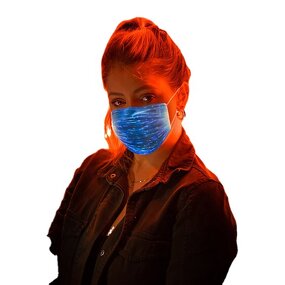 LED Face Mask Manufacturer - OEM Luminous Waterproof Fiber Fabric Mask