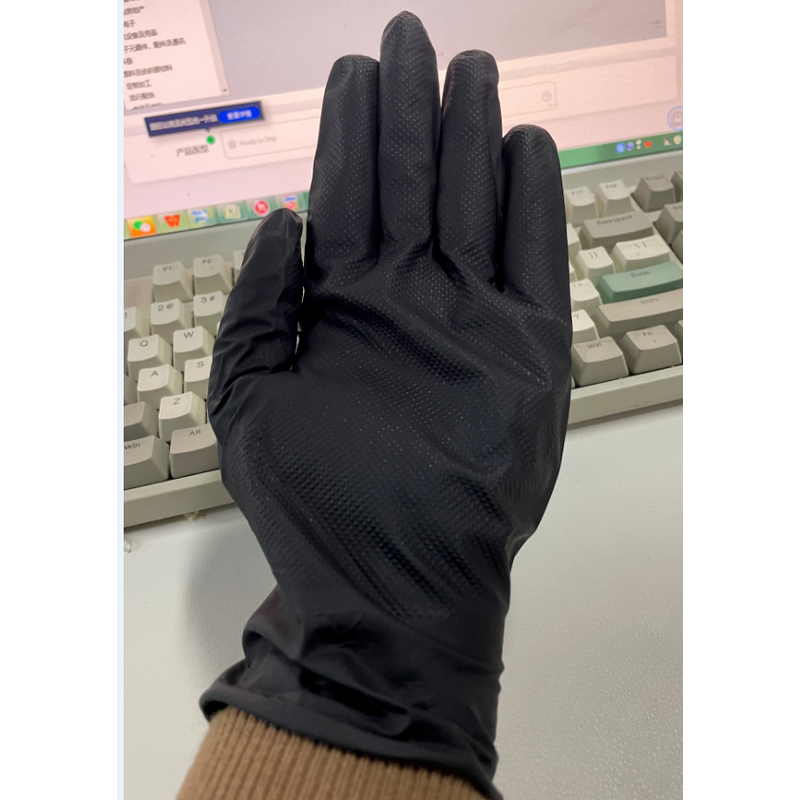 Nitrile Disposable Gloves Manufacturer - OEM 8mil Heavy Duty Diamond