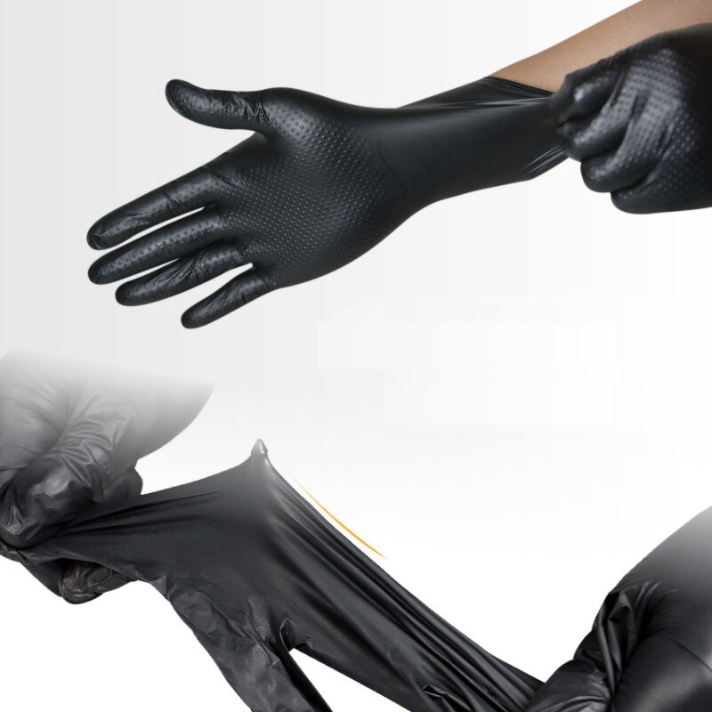 Nitrile Mechanic Gloves Manufacturer - OEM Anti-impact Industrial Work Glove