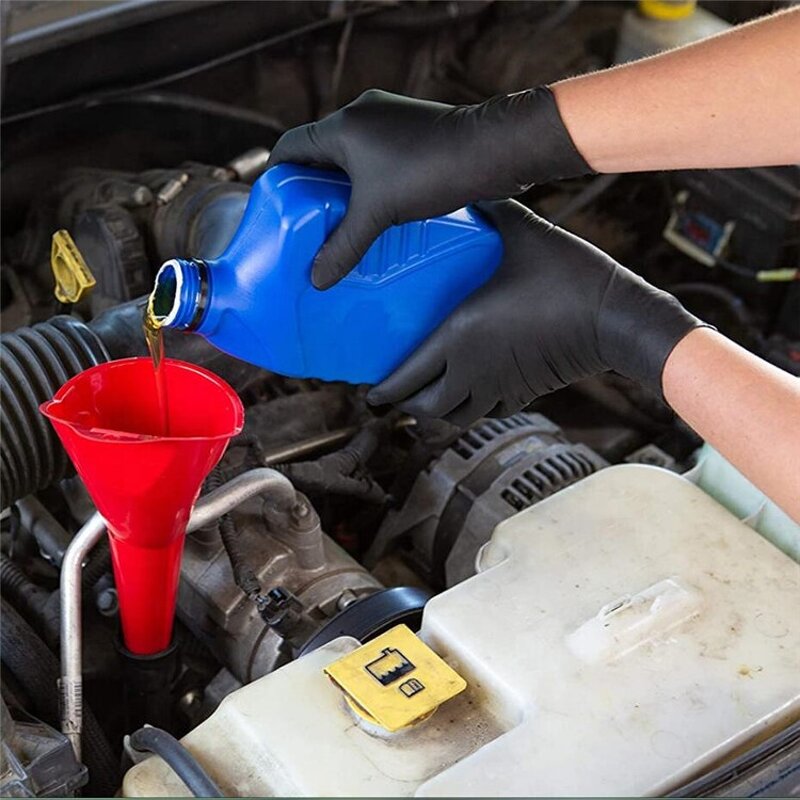 Nitrile Gloves Factory - OEM 6mil Powder Free Disposable Work Glove