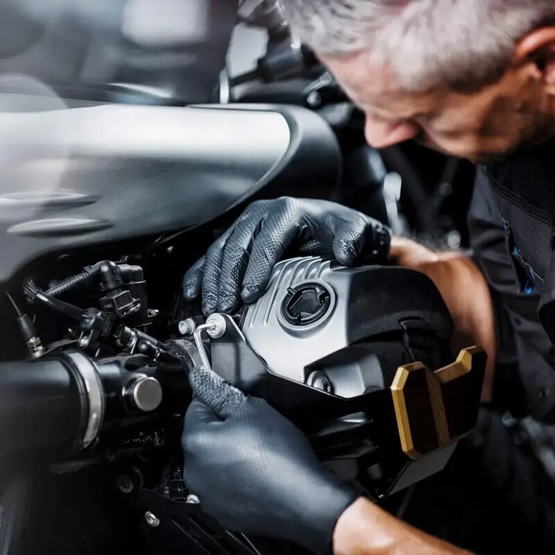 Thick Nitrile Gloves Factory - OEM 10mil 8mil Oil Waterproof Disposable