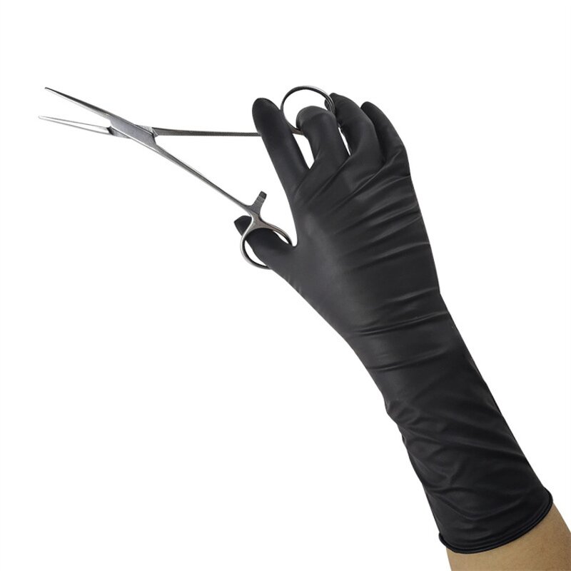 12 Inch Nitrile Gloves Manufacturer - OEM Heavy Duty Latex Free Disposable