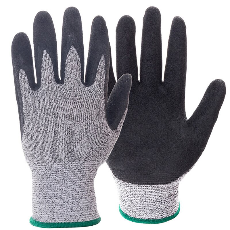 Cut Resistant Gloves Manufacturer - OEM Level 5 HPPE Foam Nitrile Coated