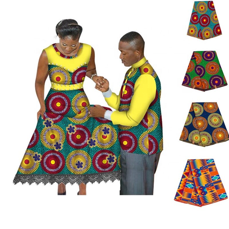 African Chiganvy Fabric Manufacturer - OEM 100% Cotton Batik Printing