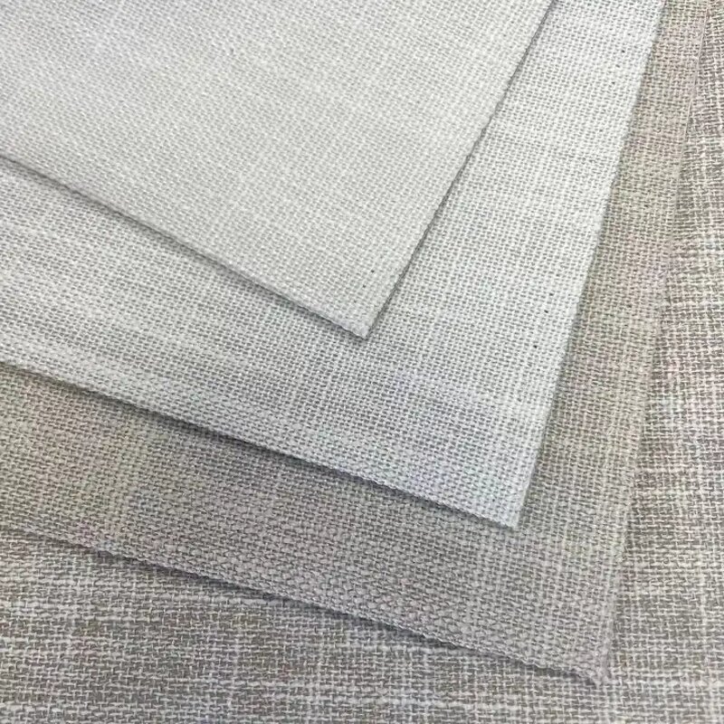 Blackout Lined Fabric Manufacturer - OEM 340gsm Polyester Curtain Fabric