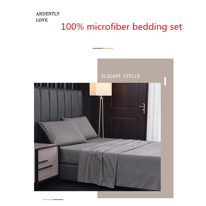 Bed Sheet Manufacturer - OEM Brushed Microfiber Hotel Home Custom