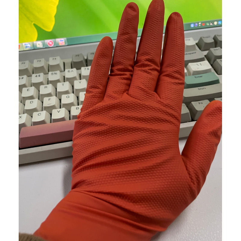 Nitrile Disposable Gloves Manufacturer - OEM 8mil Heavy Duty Diamond