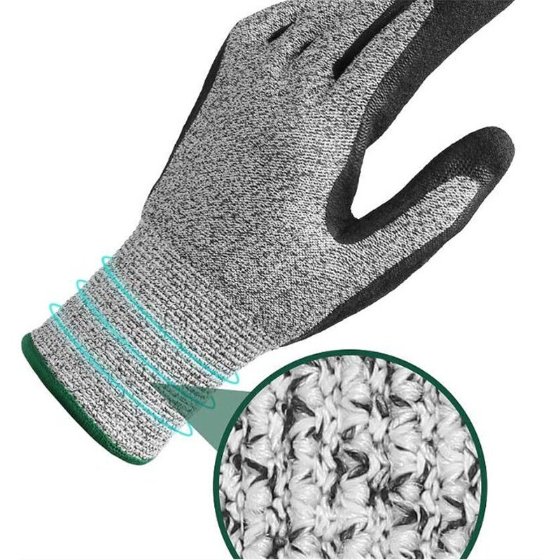 Cut Resistant Gloves Manufacturer - OEM Level 5 HPPE Foam Nitrile Coated