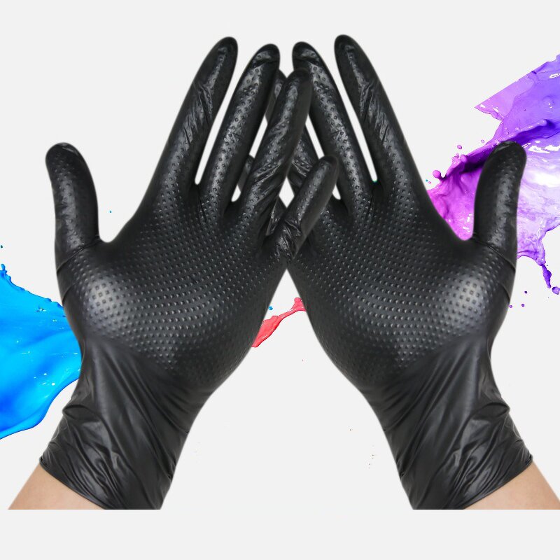 Nitrile Mechanic Gloves Manufacturer - OEM Anti-impact Industrial Work Glove