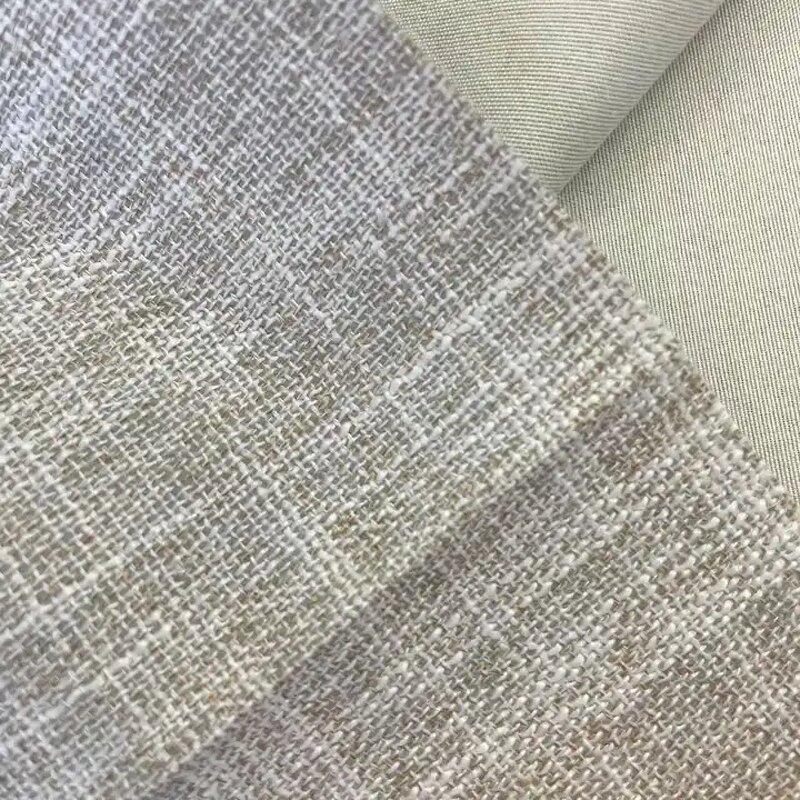 Blackout Lined Fabric Manufacturer - OEM 340gsm Polyester Curtain Fabric