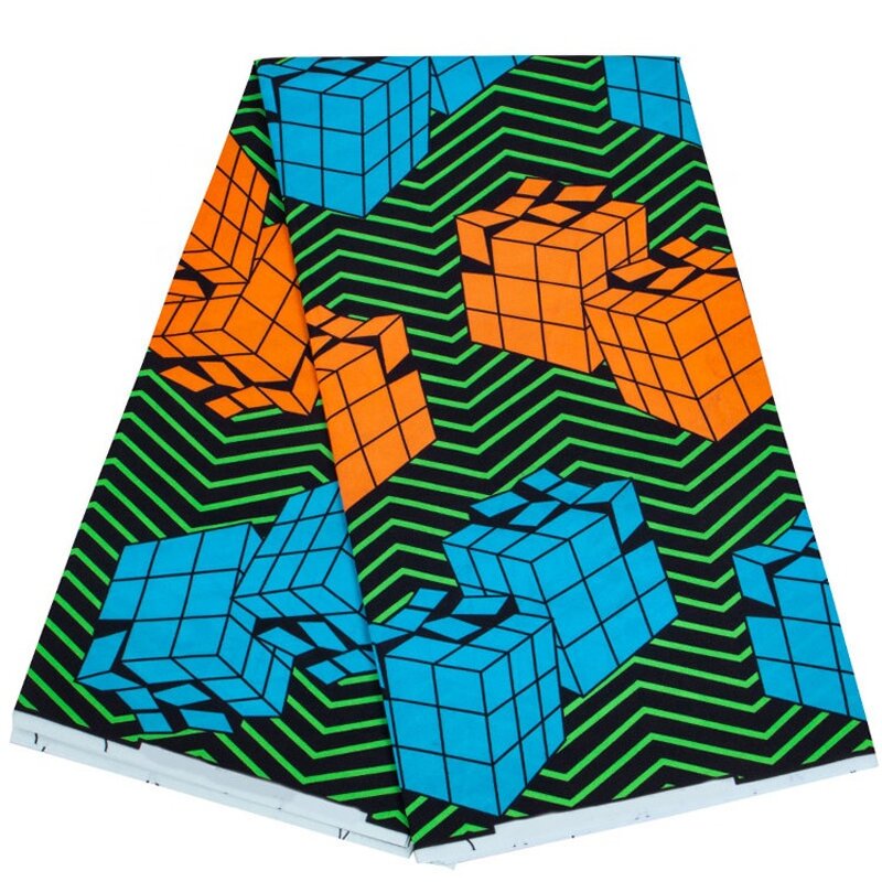 African Wax Fabric Manufacturer - OEM 100% Polyester Batik Printing Cloth