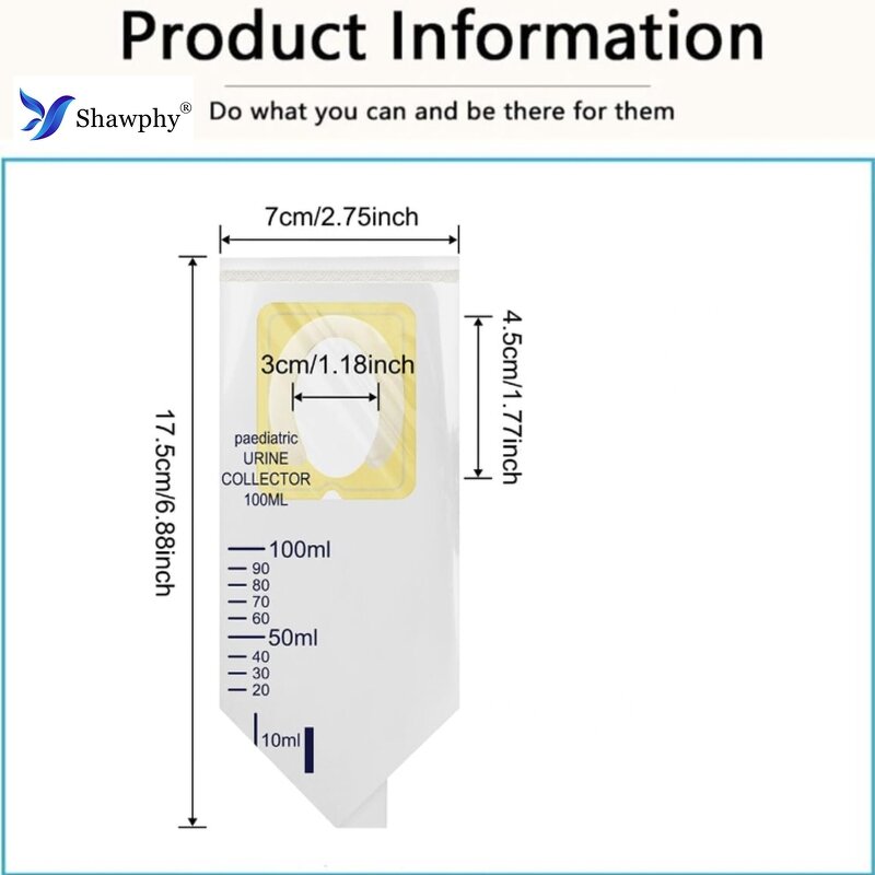 Urine Drainage Bag Factory - OEM Disposable Medical Baby Collection Bag