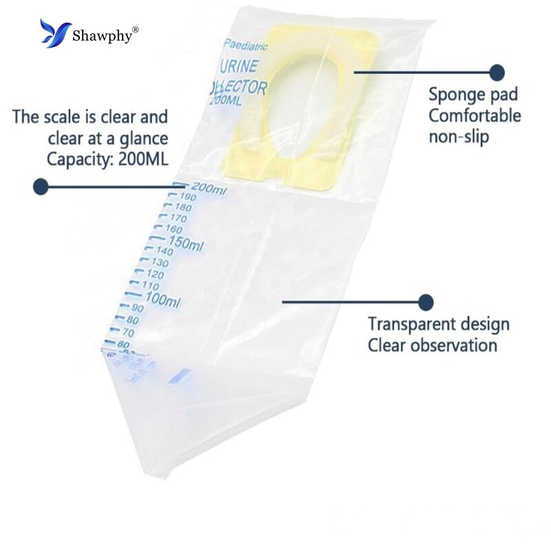 Urine Drainage Bag Factory - OEM Disposable Medical Baby Collection Bag