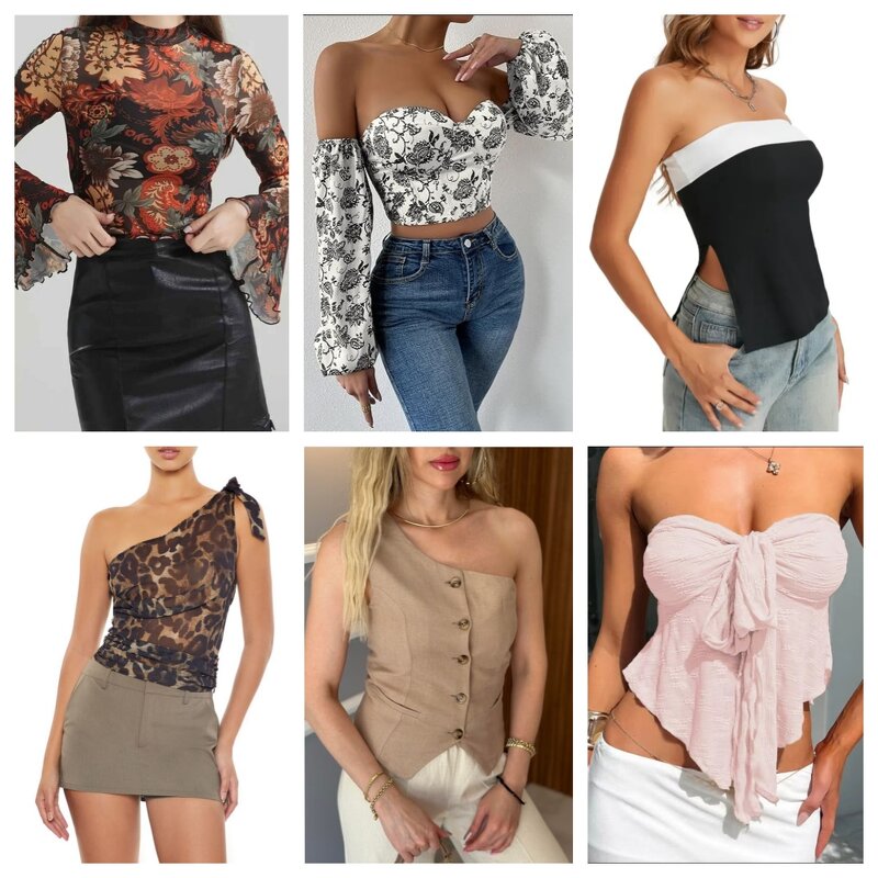 Used Women's Tops Supplier - Wholesale Casual Mixed Style Tops