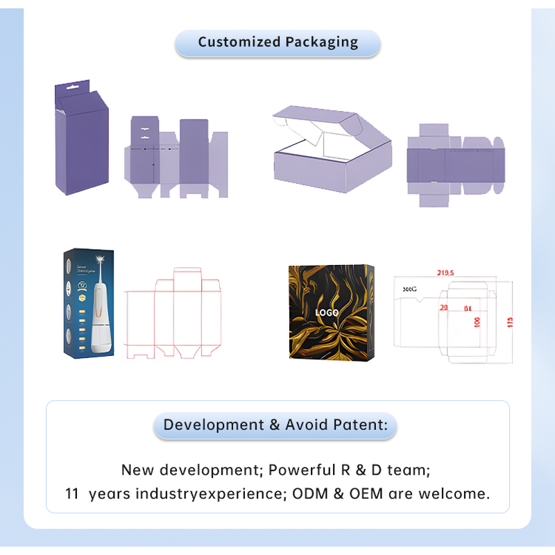 Electric Toothbrush Manufacturer - OEM Wireless 6 Blue Lamp