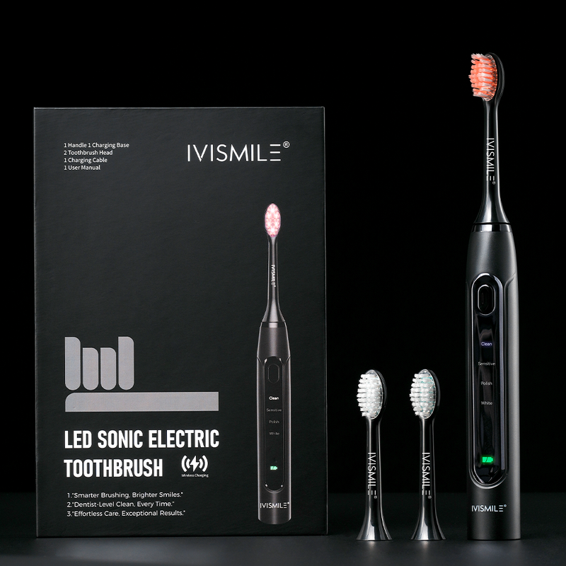 Electric Toothbrush Factory - OEM Red Blue LED Whitening Toothbrush