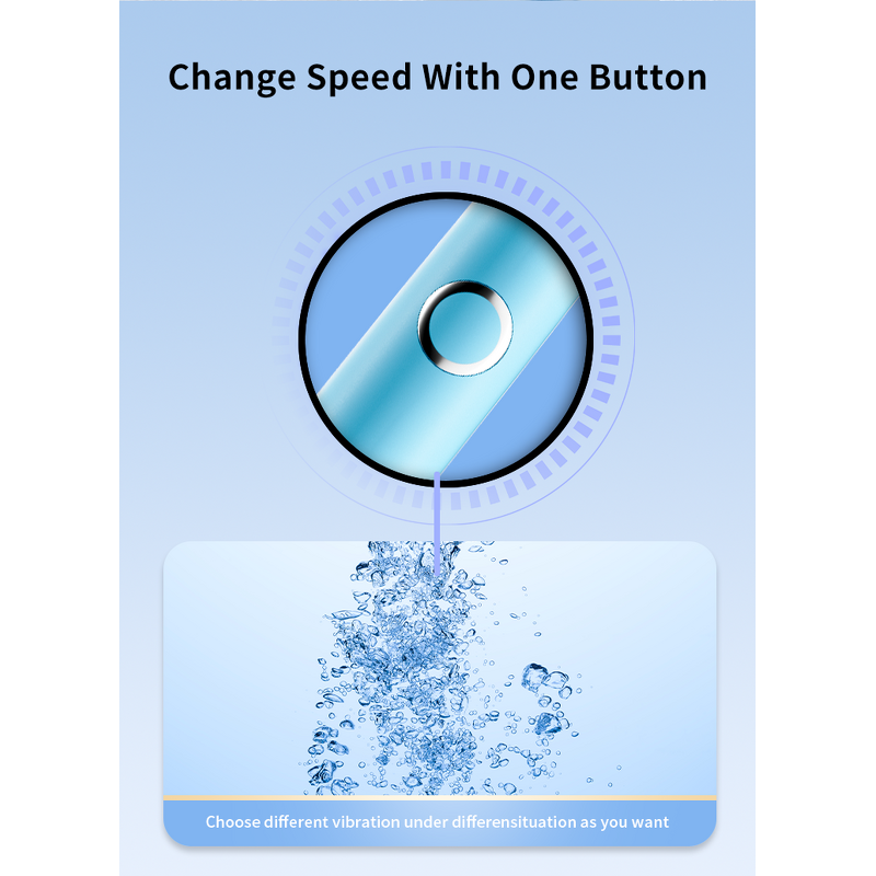 Electric Toothbrush Manufacturer - OEM Wireless 6 Blue Lamp