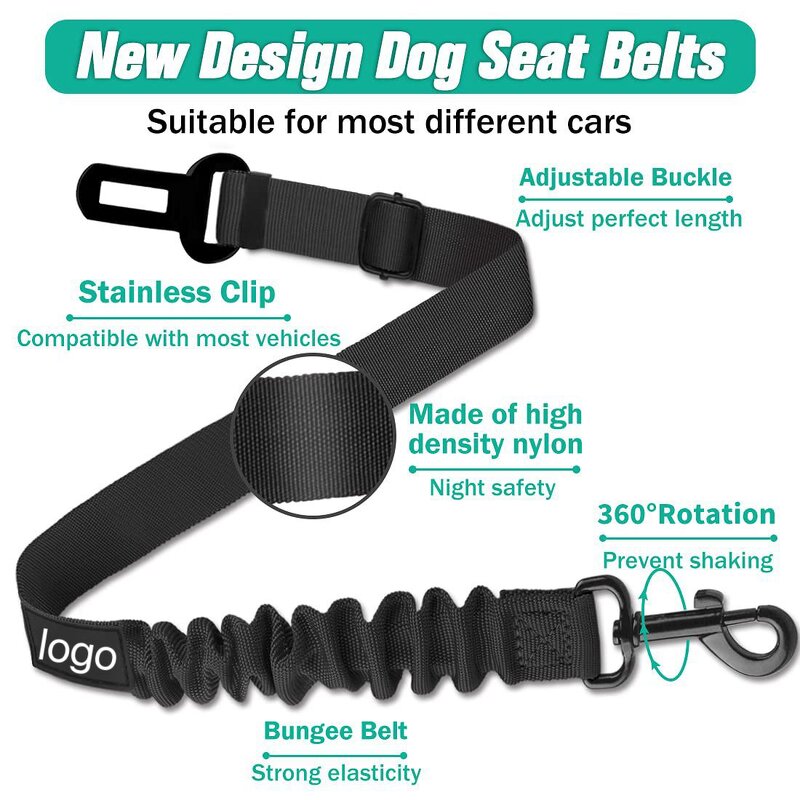 Dog Seat Belt Factory - Custom Nylon Reflective Pet Seatbelt
