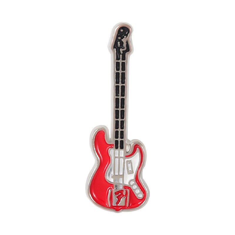 Metal Brooch Factory - Custom Cartoon Guitar Jewelry Manufacturer