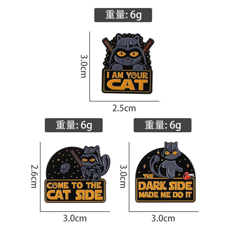 Animal Brooch Manufacturer - Custom Enamel Cat Lapel Pin