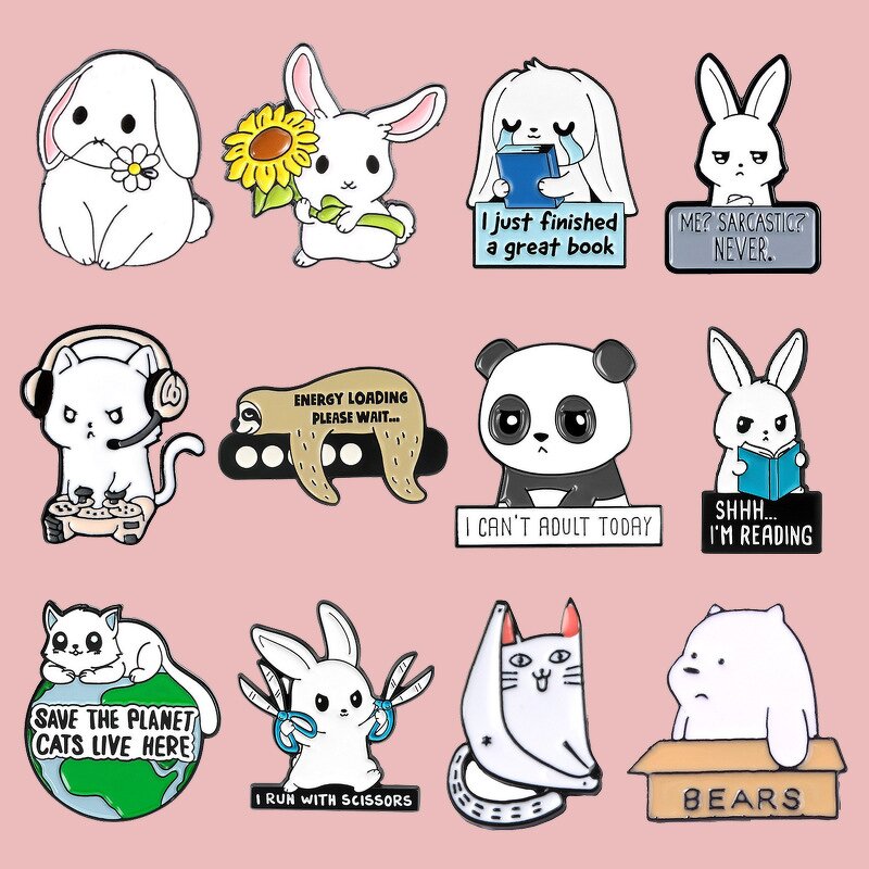 Enamel Pin Factory - Custom Cute Cartoon Metal Badge