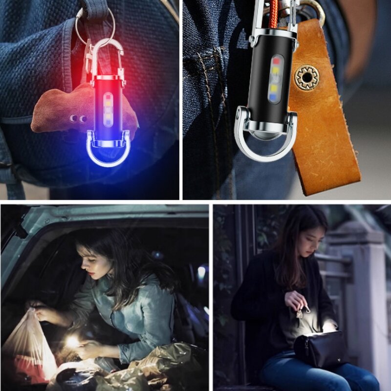 LED Keychain Flashlight Factory - Rechargeable Mini EDC Flashlight