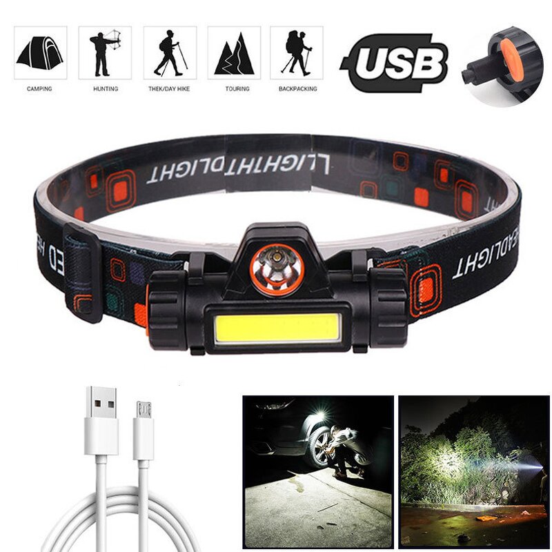 Rechargeable Headlamp Factory - Waterproof LED Headlight for Camping