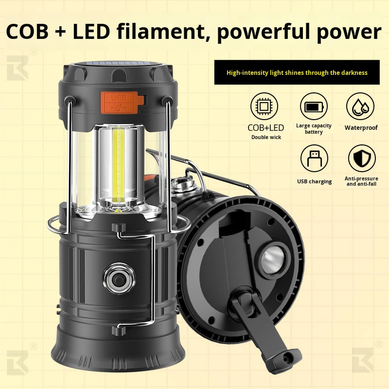 Solar LED Flashlight Factory - USB Hand Crank Emergency Lantern