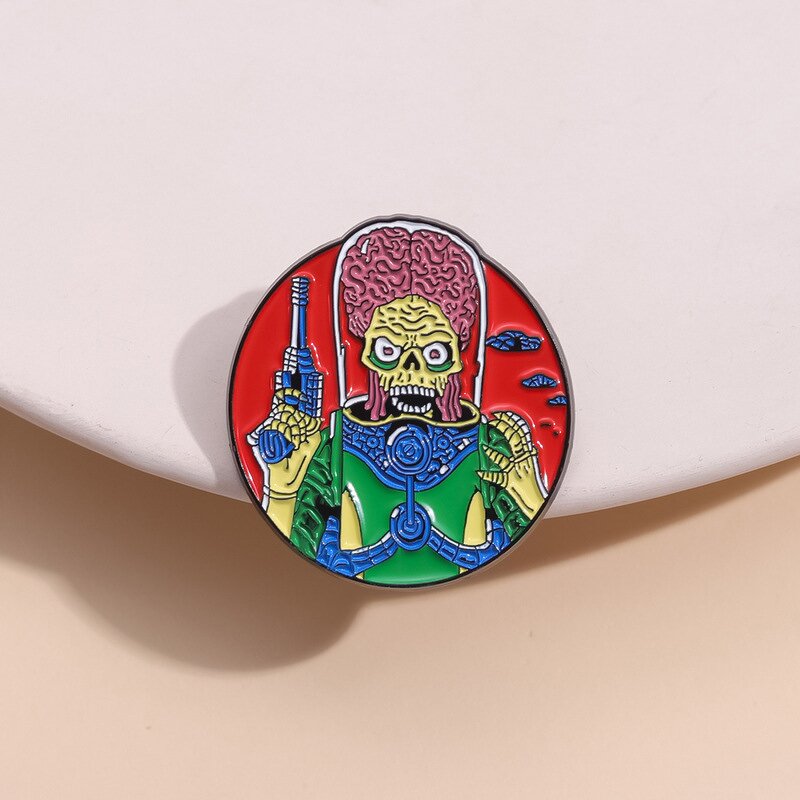 Sci-Fi Enamel Pin Factory - Custom Alien Movie Brooch Manufacturer