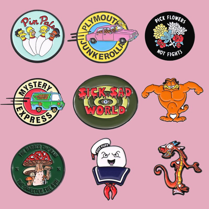 Animal Enamel Pin Factory - Custom Cartoon Space Rover Brooch