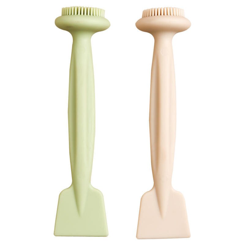 Dual-Ended Mask Brush Manufacturer - 2-in-1 Clay Applicator Scrubber