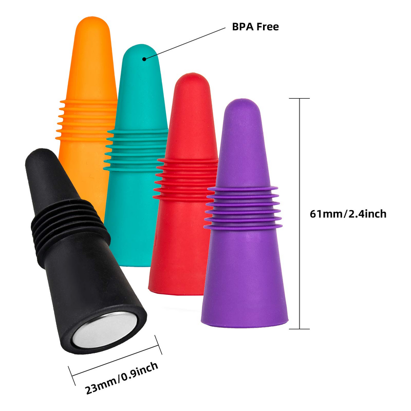 Wine Stopper Factory - Reusable Silicone & Stainless Steel Plug