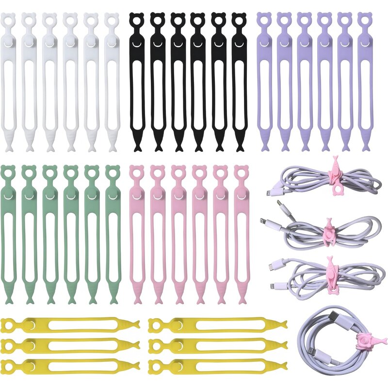 Cable Organizer Factory - Reusable Silicone Elastic Straps