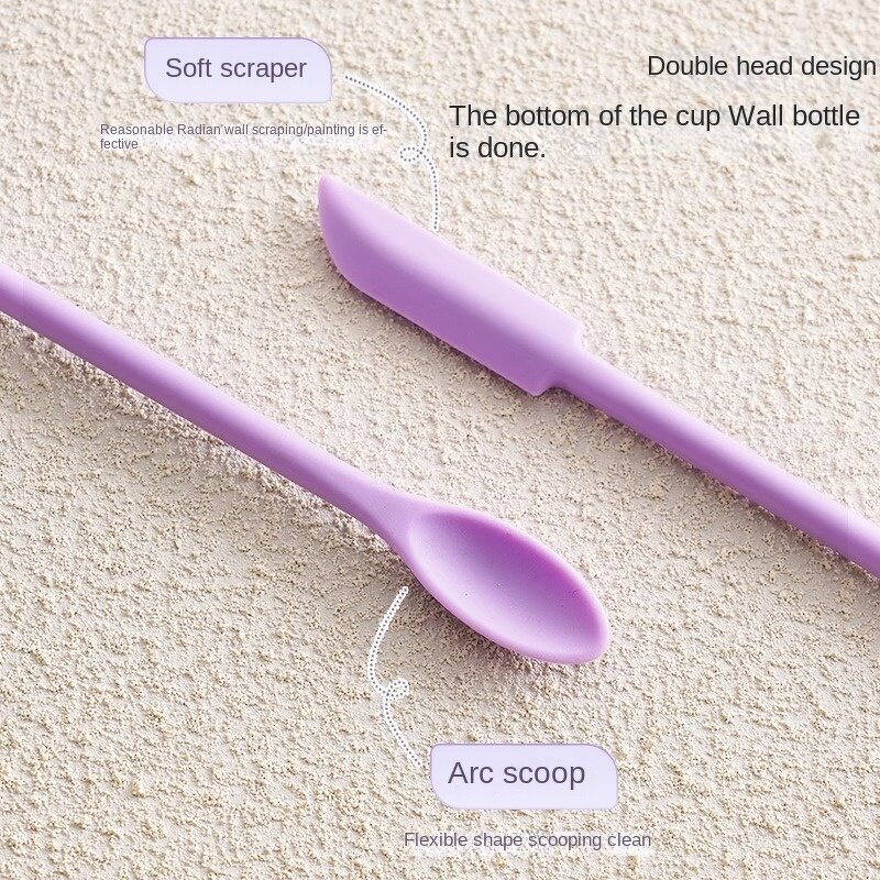 Silicone Spatula Supplier - Mini Double-headed Cosmetic Scoop