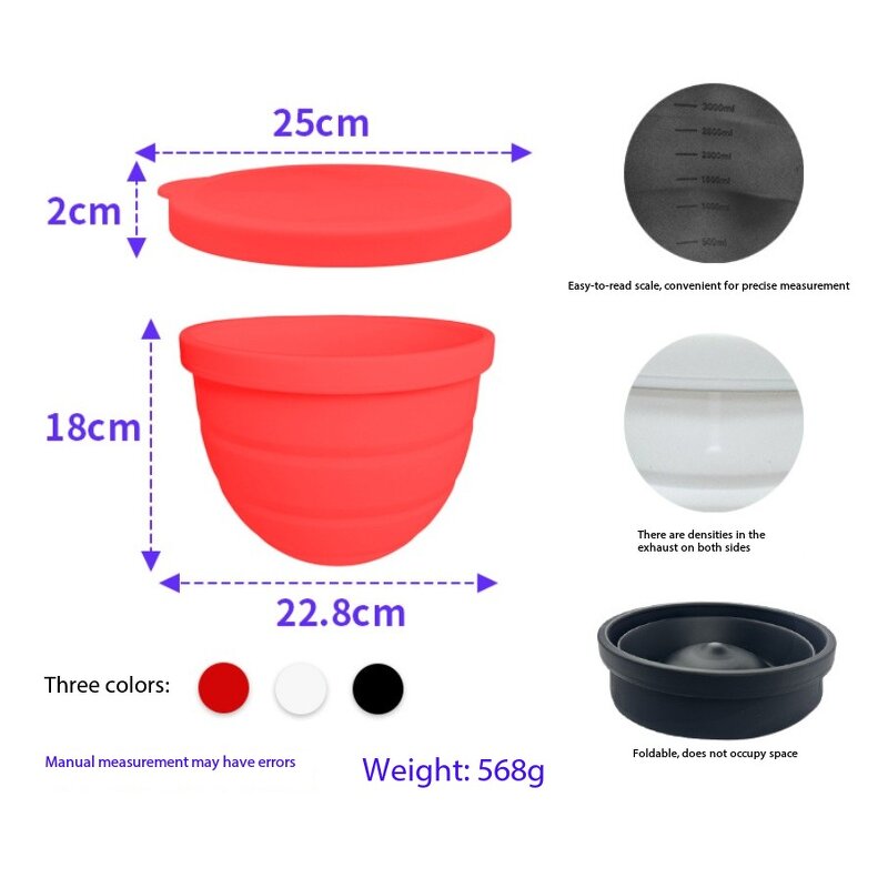Stand Mixer Liner Supplier - Silicone Bowl Splash-Proof Liner