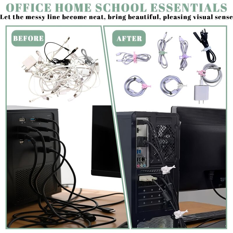 Cable Organizer Factory - Reusable Silicone Elastic Straps