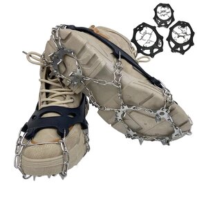 Snow Shoe Covers Manufacturer - 19-Tooth Stainless Steel Ice Claws