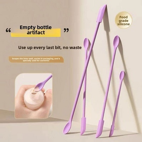 Silicone Spatula Supplier - Mini Double-headed Cosmetic Scoop