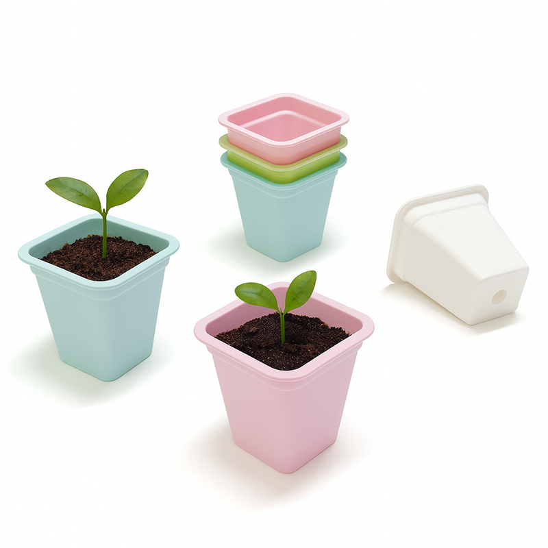 Seed Starter Trays Supplier - Reusable Thickened Nursery Pots