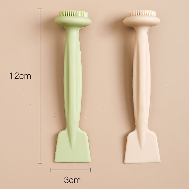Dual-Ended Mask Brush Manufacturer - 2-in-1 Clay Applicator Scrubber