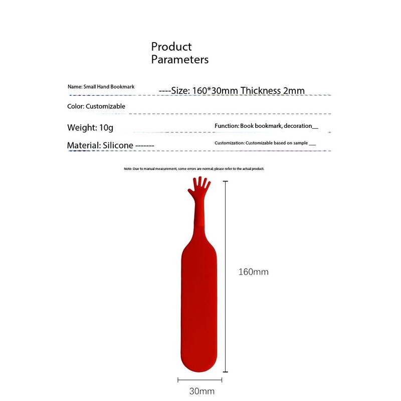 Hand Bookmark Manufacturer - Flexible Finger-Shaped Page Marker