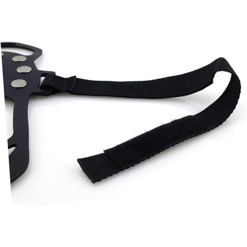 Outdoor Ice Grippers Supplier - 10-Tooth Non-Slip Velcro Crampons