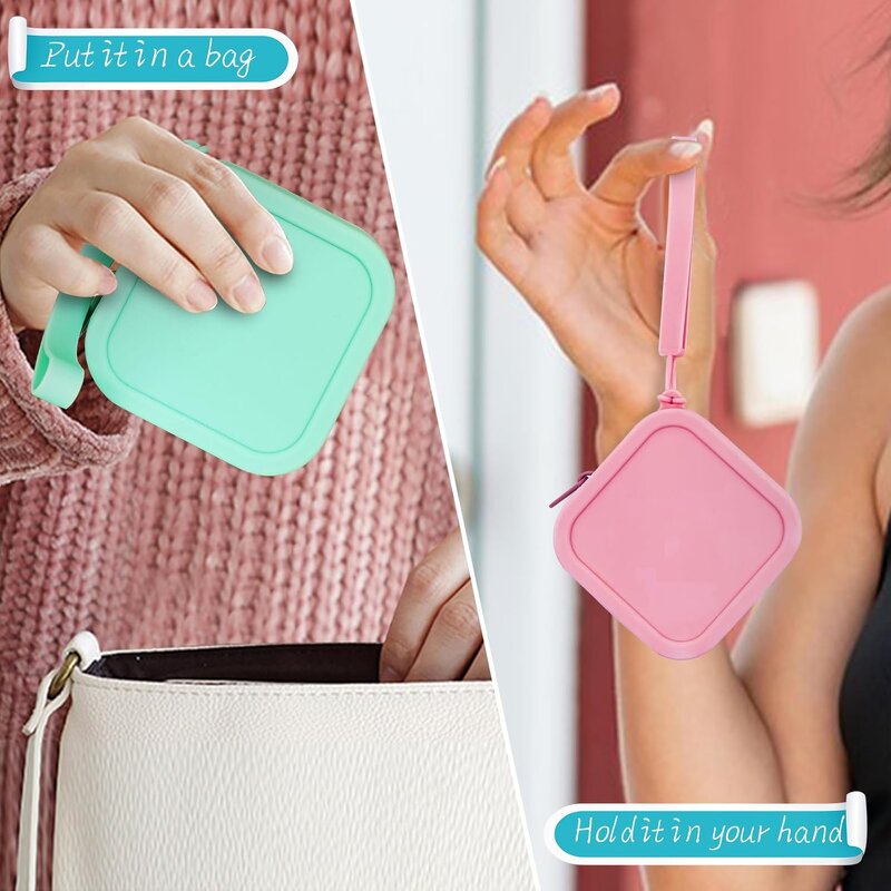 Silicone Keychain Bag Factory - Zipper Closure Coin Purse