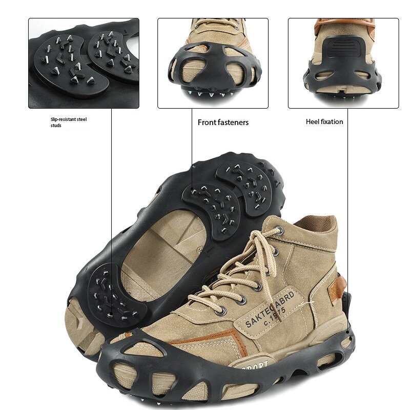 Ice Cleats Manufacturer - 30 Teeth Anti-Slip Snow Grips for Shoes