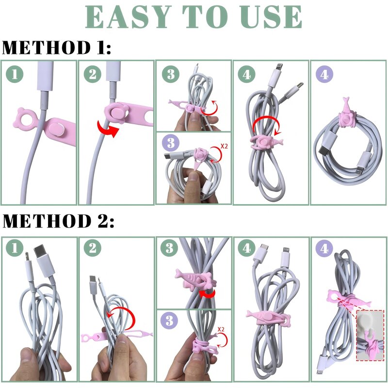 Cable Organizer Factory - Reusable Silicone Elastic Straps