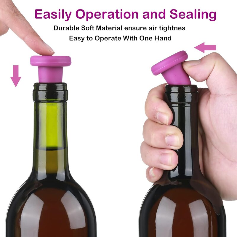 Beverage Bottle Stopper Factory - Durable Reusable Silicone Grip Top