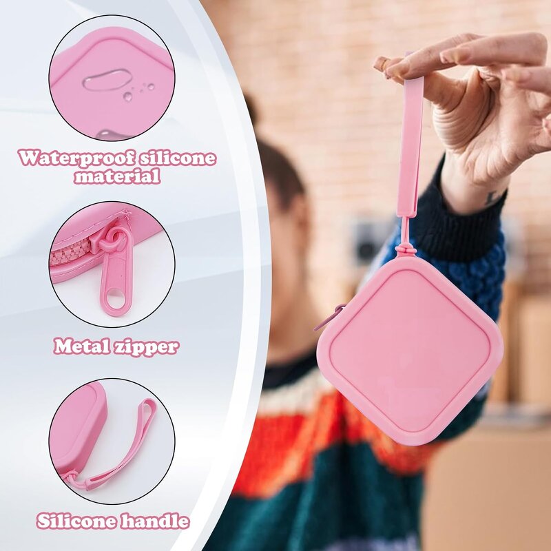 Silicone Keychain Bag Factory - Zipper Closure Coin Purse