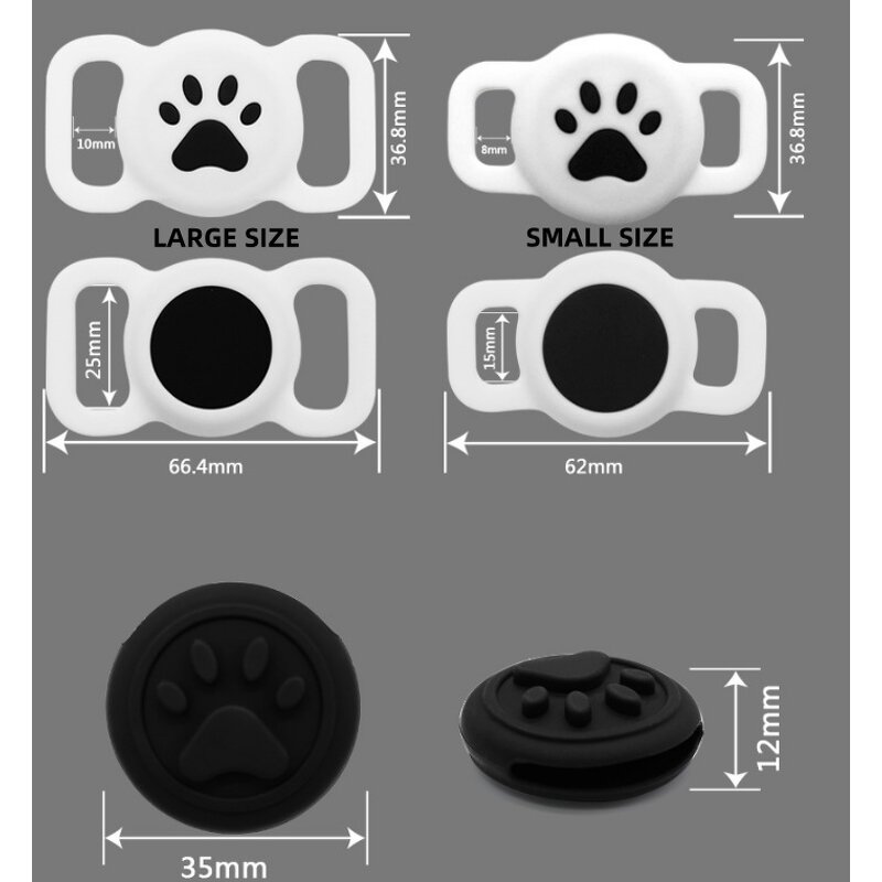 AirTag Dog Collar Case Supplier - Waterproof Pet Claw Design Sleeve